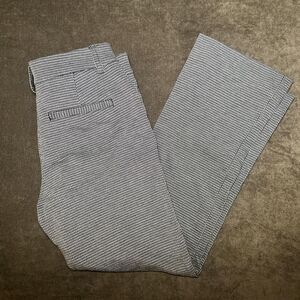 Express Women's Grey and Blue Trousers